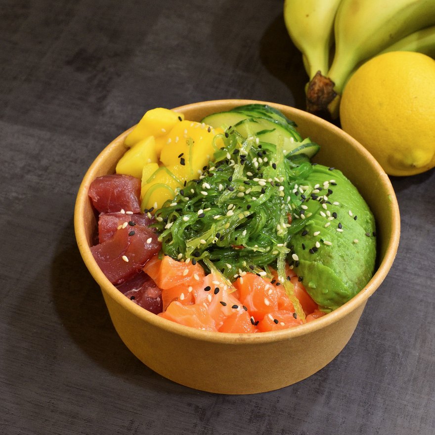 Bowl Avocado composé le jour même avec des légumes frais